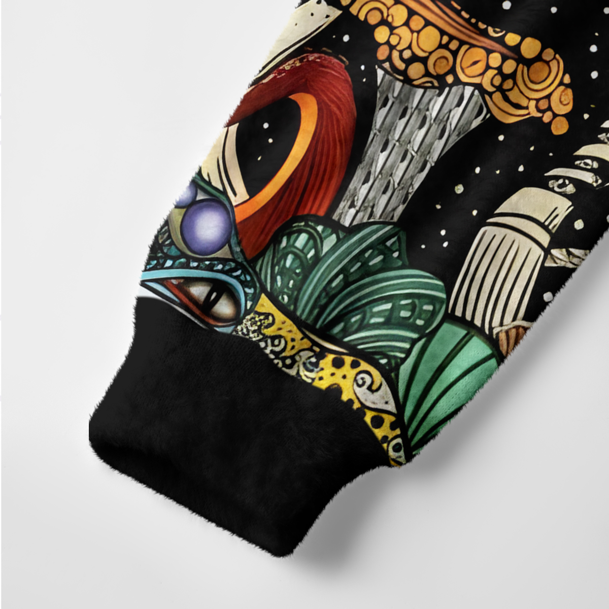 Purplehecate The Eyes of Nature Ugly Cardigan Sweaters