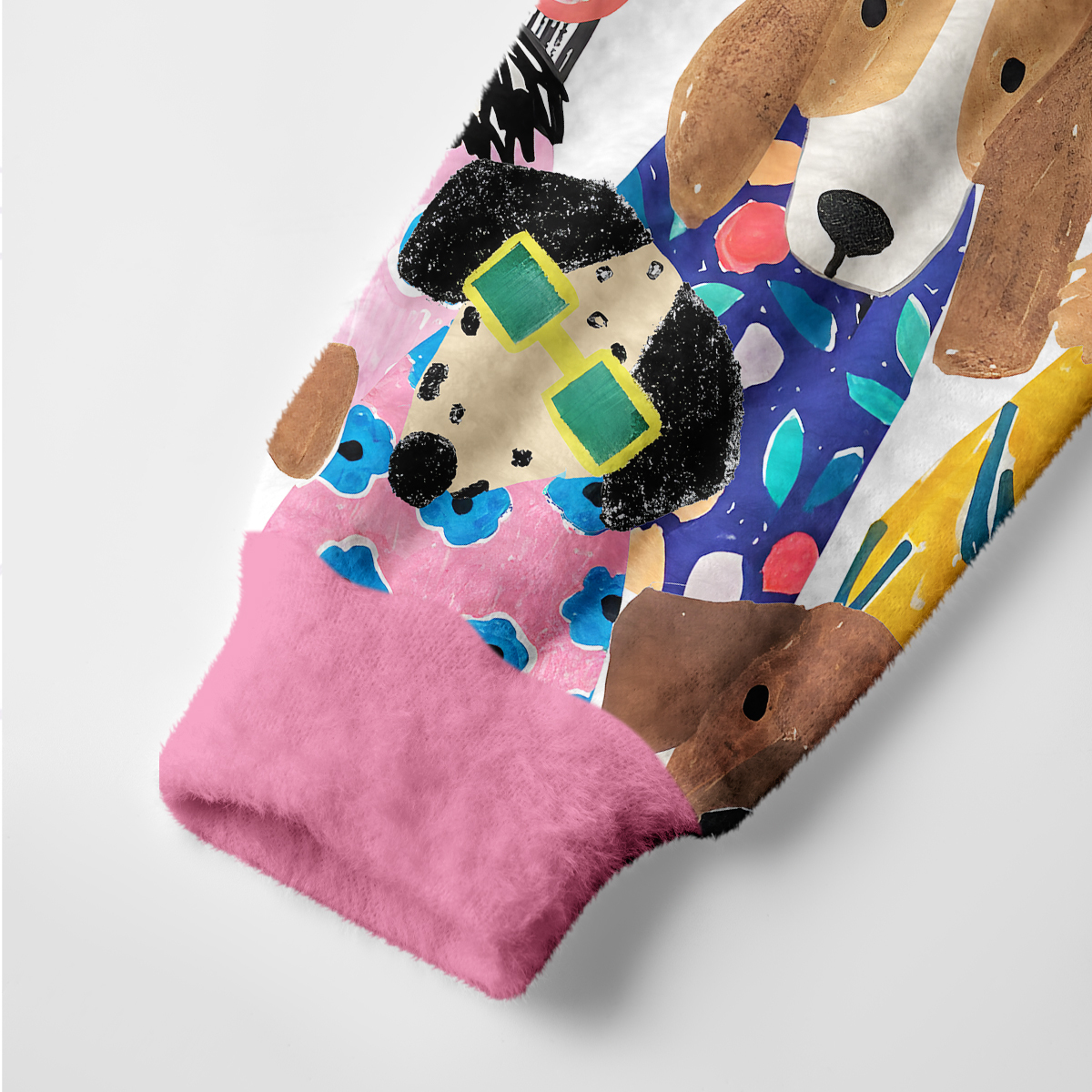 Purplehecate Puppy Parade Ugly Ugly Cardigan Sweaters