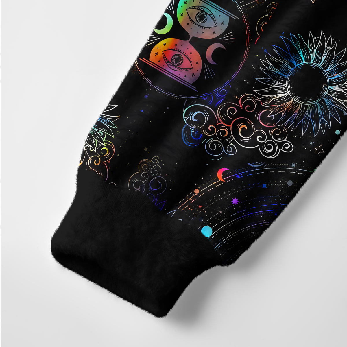 Purplehecate Cosmic Vibes Ugly Cardigan Sweaters