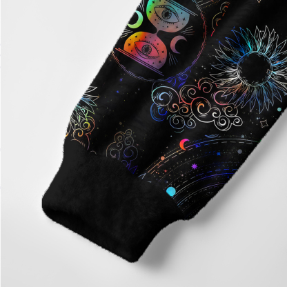 Purplehecate Cosmic Vibes Ugly Cardigan Sweaters