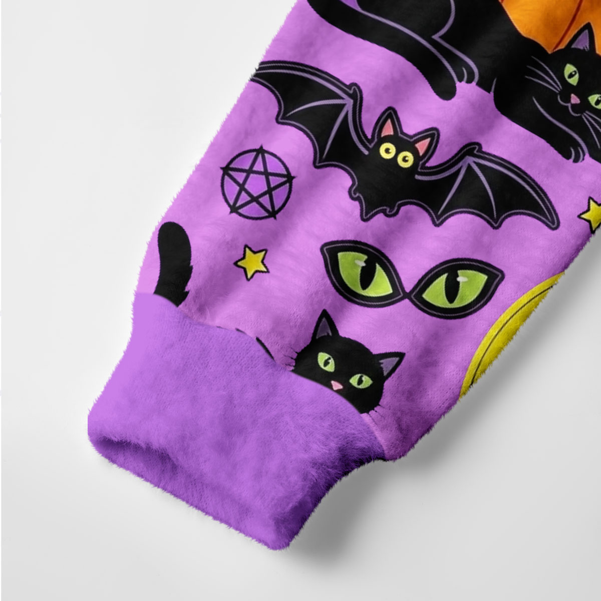 Purplehecate Purple Fright Night Halloween Ugly Cardigan Sweaters