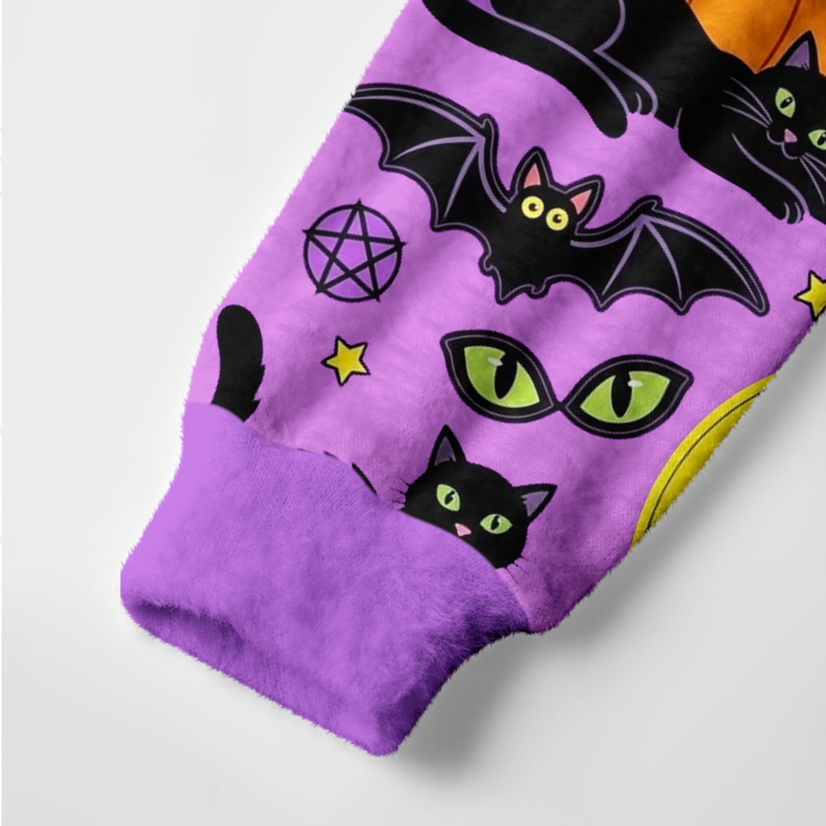 Purplehecate Purple Fright Night Halloween Ugly Cardigan Sweaters
