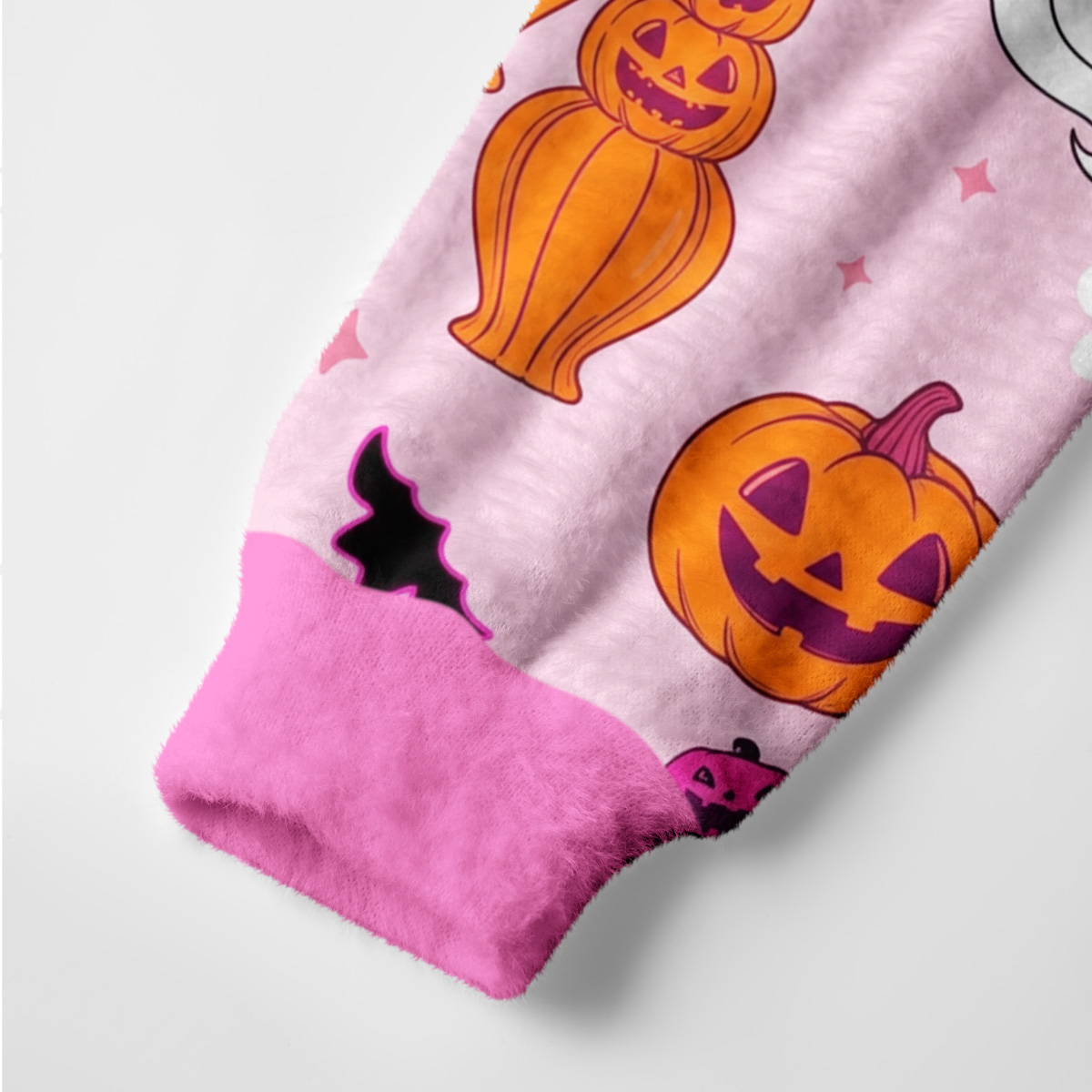 Purplehecate Spooky Ghosts & Pumpkins Ugly Cardigan Sweaters