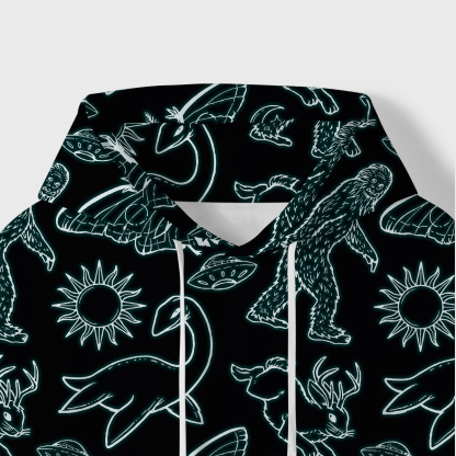 Purplehecate Cryptid All-Over Print Hoodie