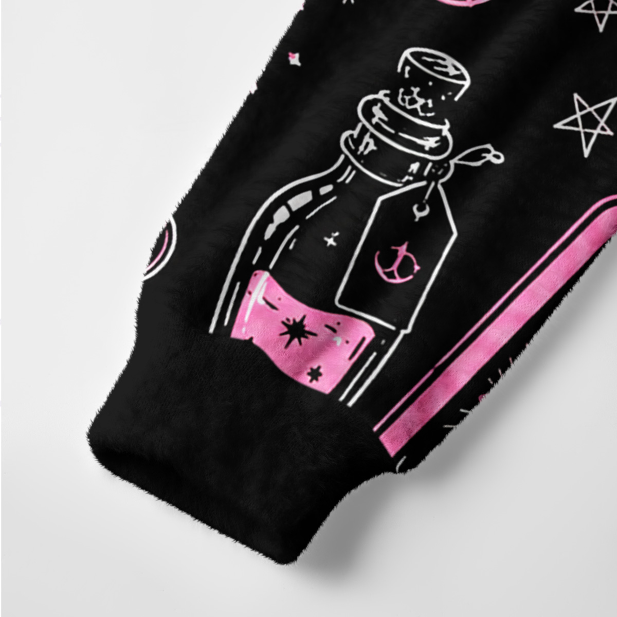 Purplehecate Witchcraft Spell Book and Potion Bottle Ugly Cardigan Sweaters