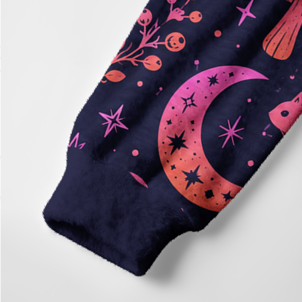 ]Purplehecate Spooky Night Doodles Halloween Ugly Cardigan Sweaters