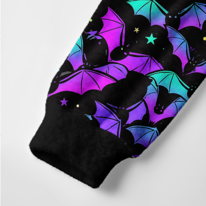 Purplehecate Rainbow Bat Ugly Cardigan Sweaters