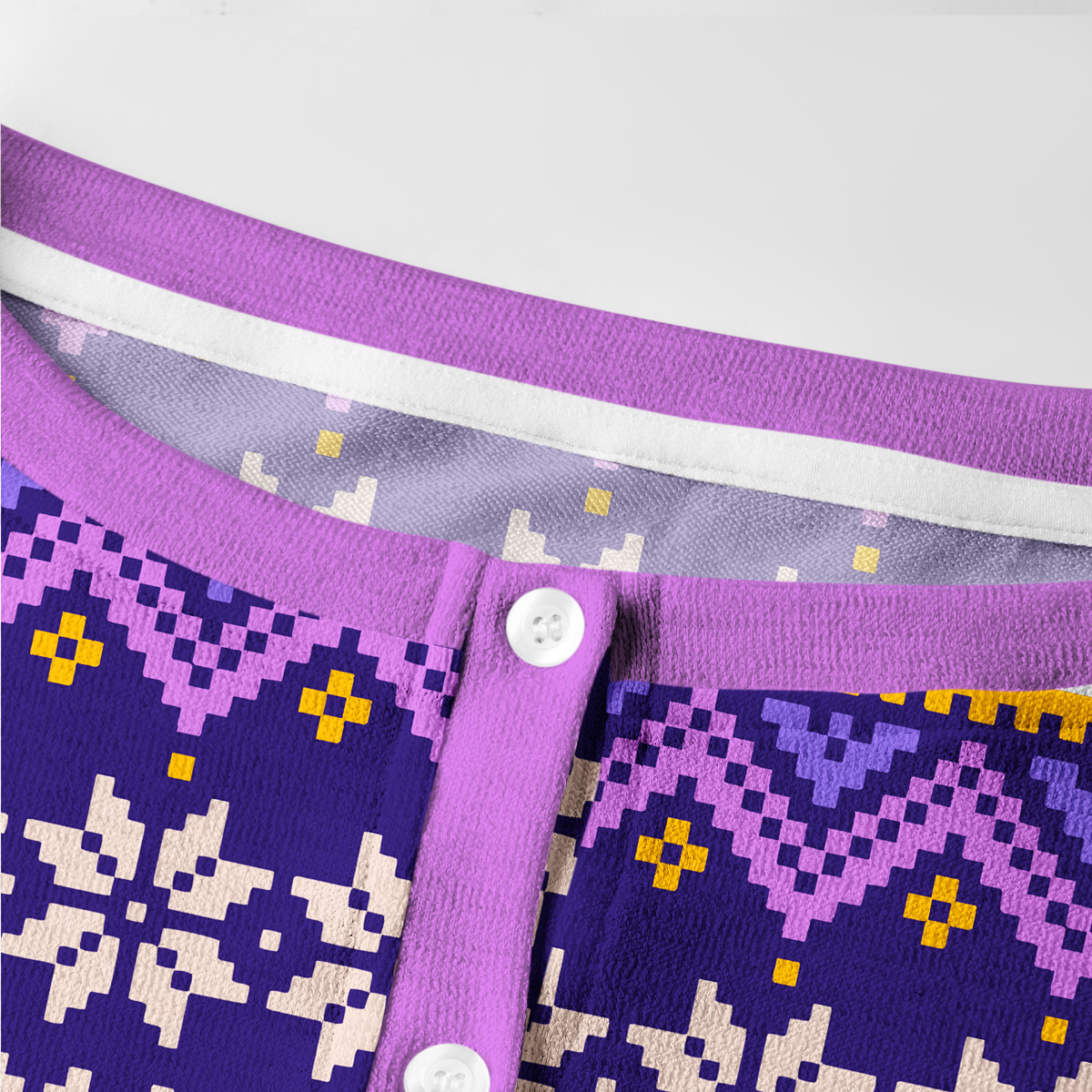 Purplehecate Mystic Cat Beneath the Cosmic Veil Knit Cardigan