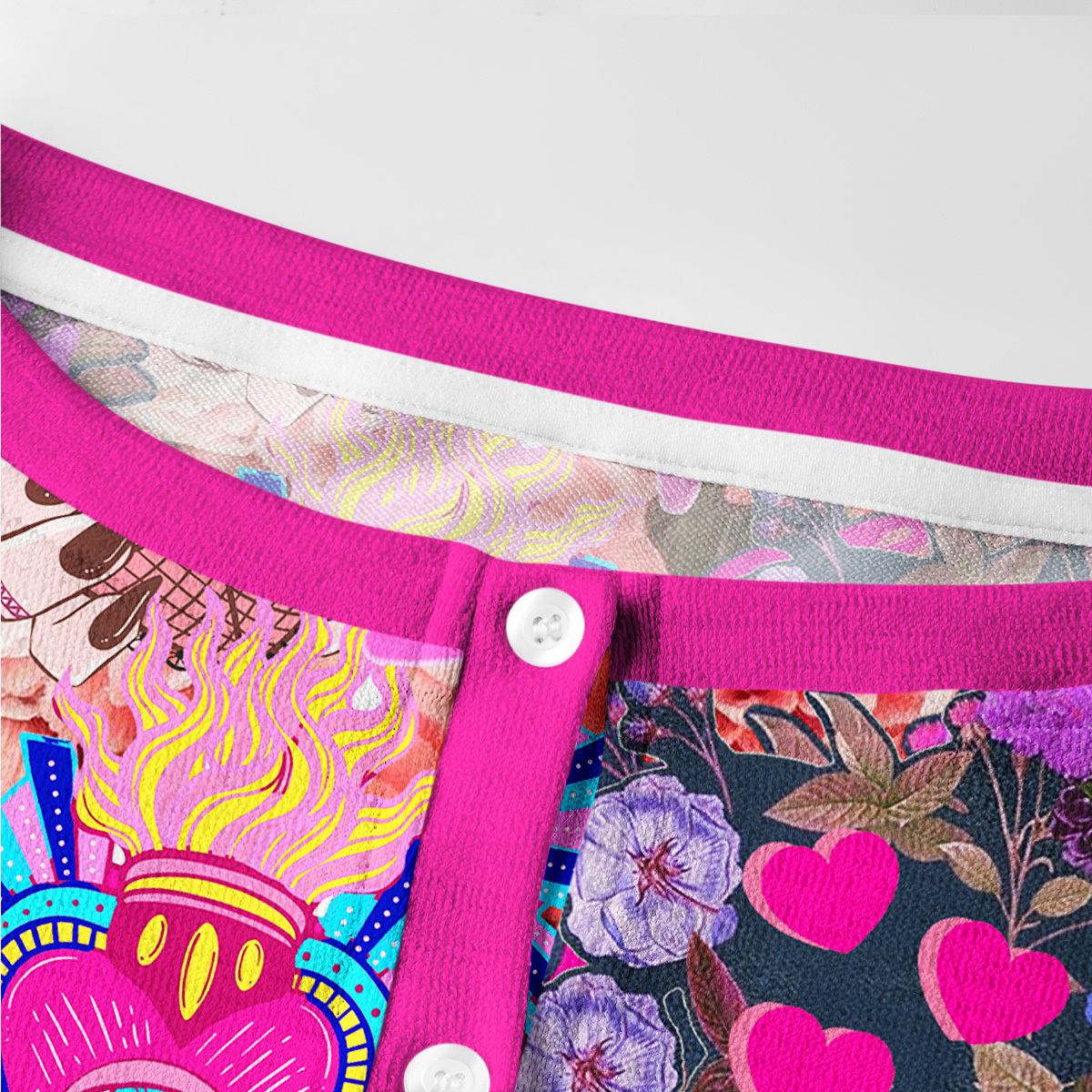 Purplehecate Queen of Hearts Angel Graphic Knit Cardigan