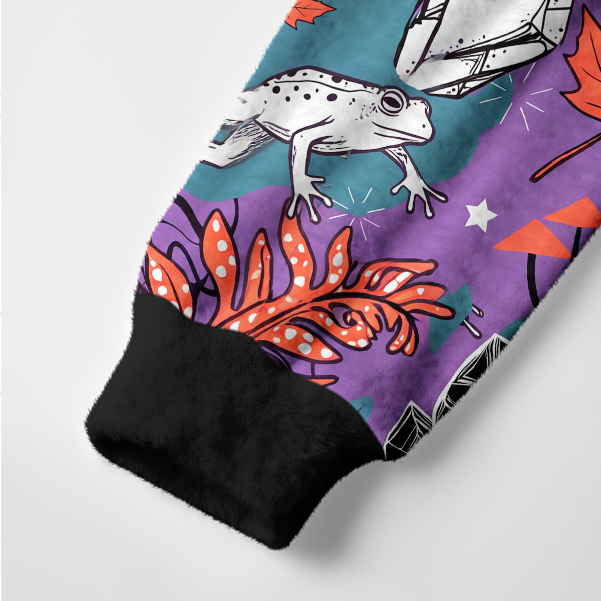Purplehecate Mystic Magic Frog Forest Ugly Cardigan Sweaters