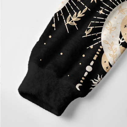 Purplehecate Divine Serpent Under the Moon Ugly Cardigan Sweaters