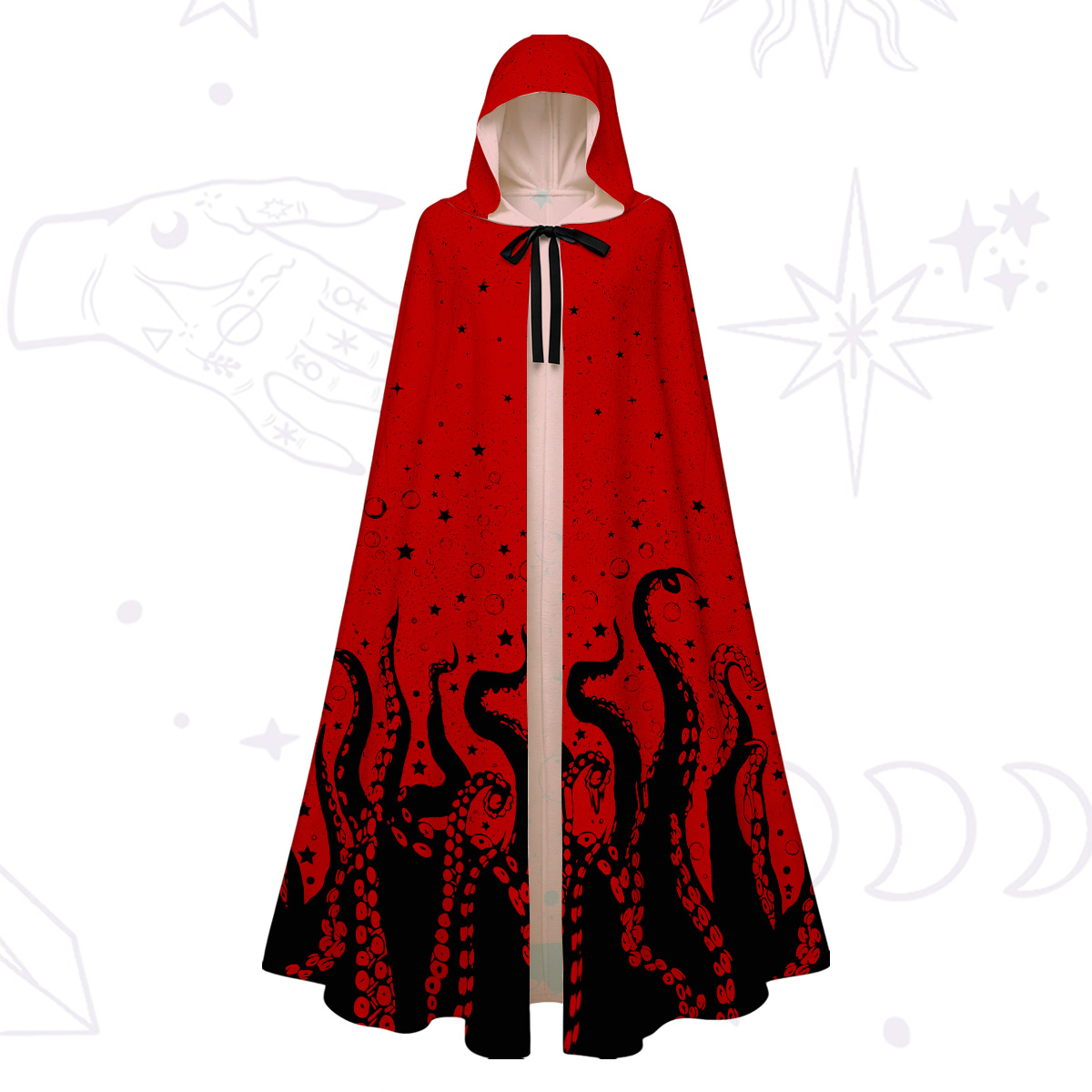 Purplehecate Tentacles of the Deep Hooded Cloak