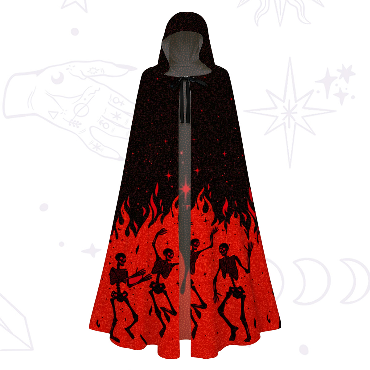 Purplehecate Infernal Revelry Hooded Cloak