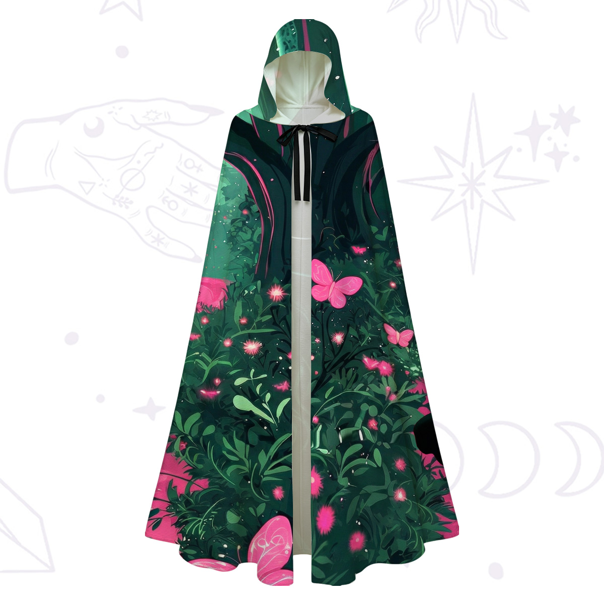 Purplehecate Witchy Forest Hooded Cloak