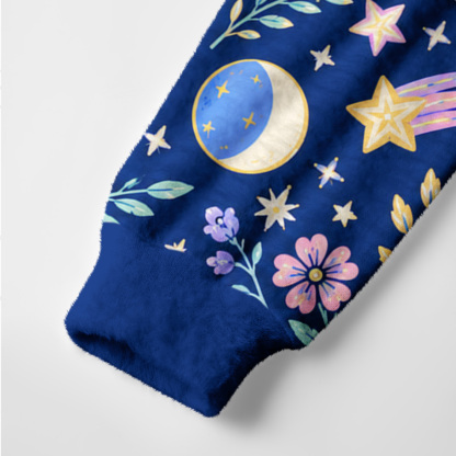 Purplehecate Moonlit Hopping Bunny Ugly Cardigan Sweaters