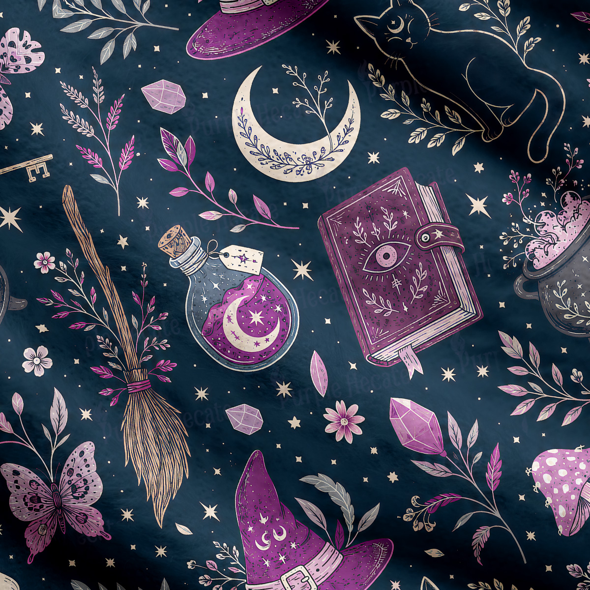 Purplehecate Witchcraft Spellbook Cardigan Sweaters