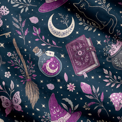Purplehecate Witchcraft Spellbook Cardigan Sweaters