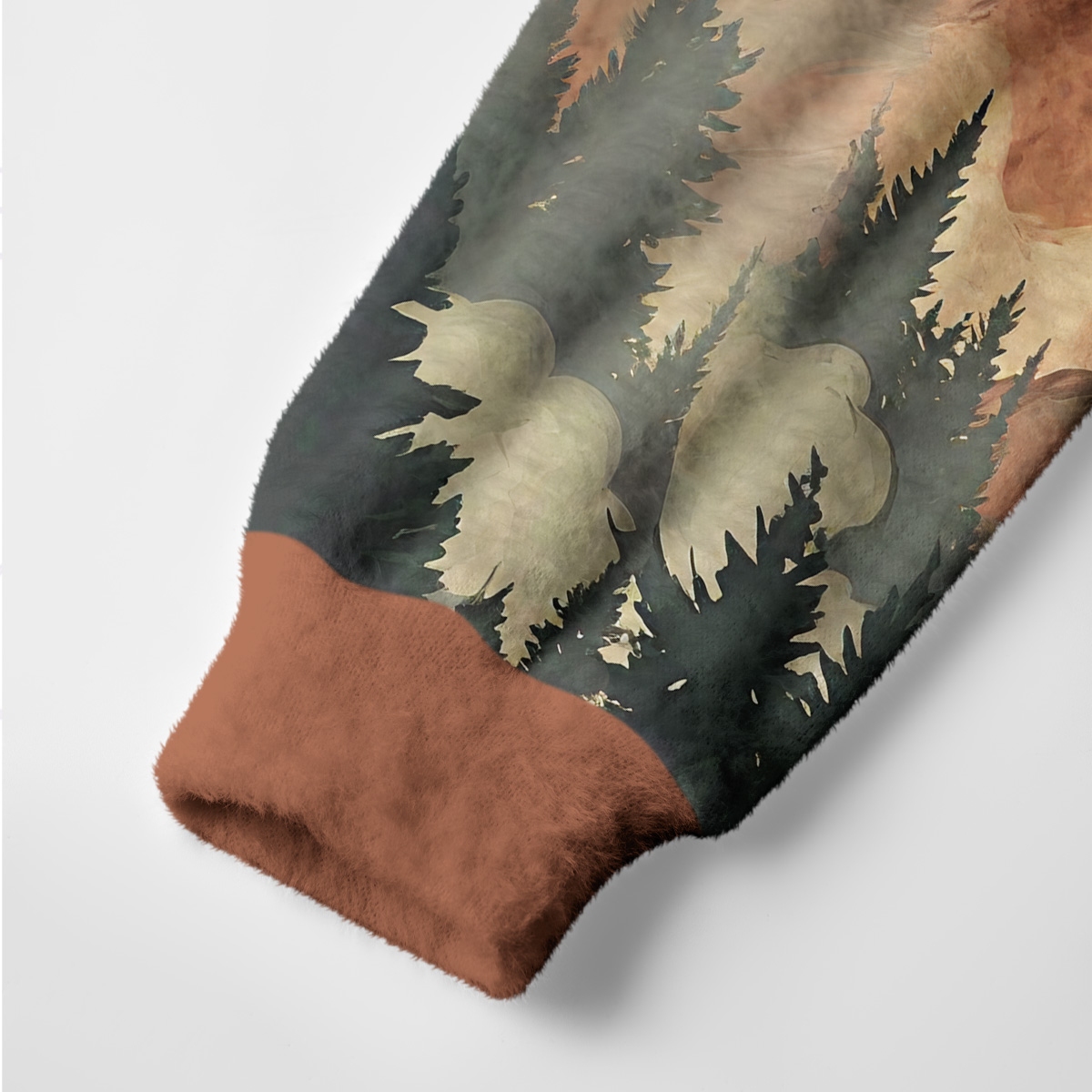 Purplehecate Mystic Sunset Forest Dragon Ugly Cardigan Sweaters
