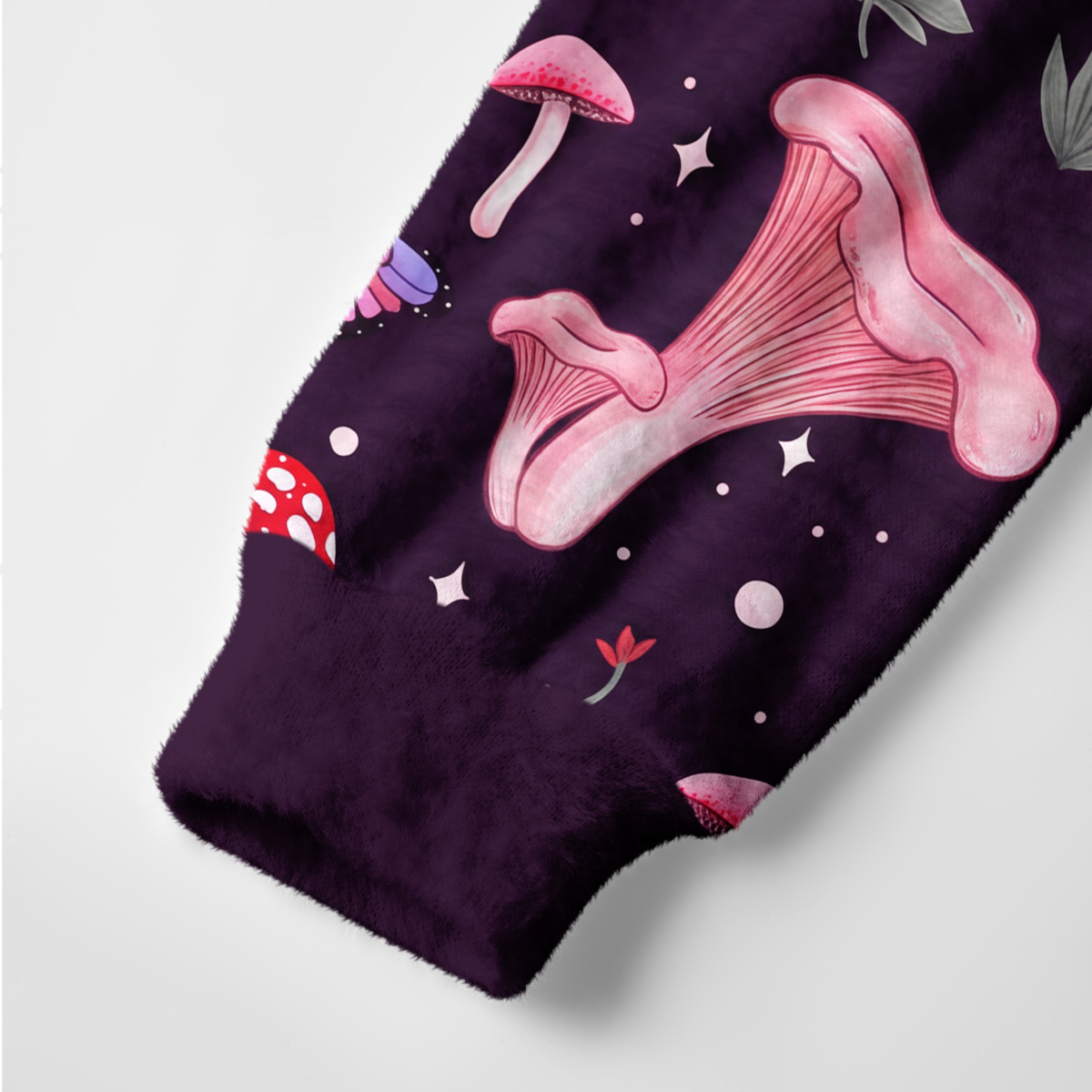 Purplehecate Trippy Magic Mushroom Ugly Cardigan Sweaters