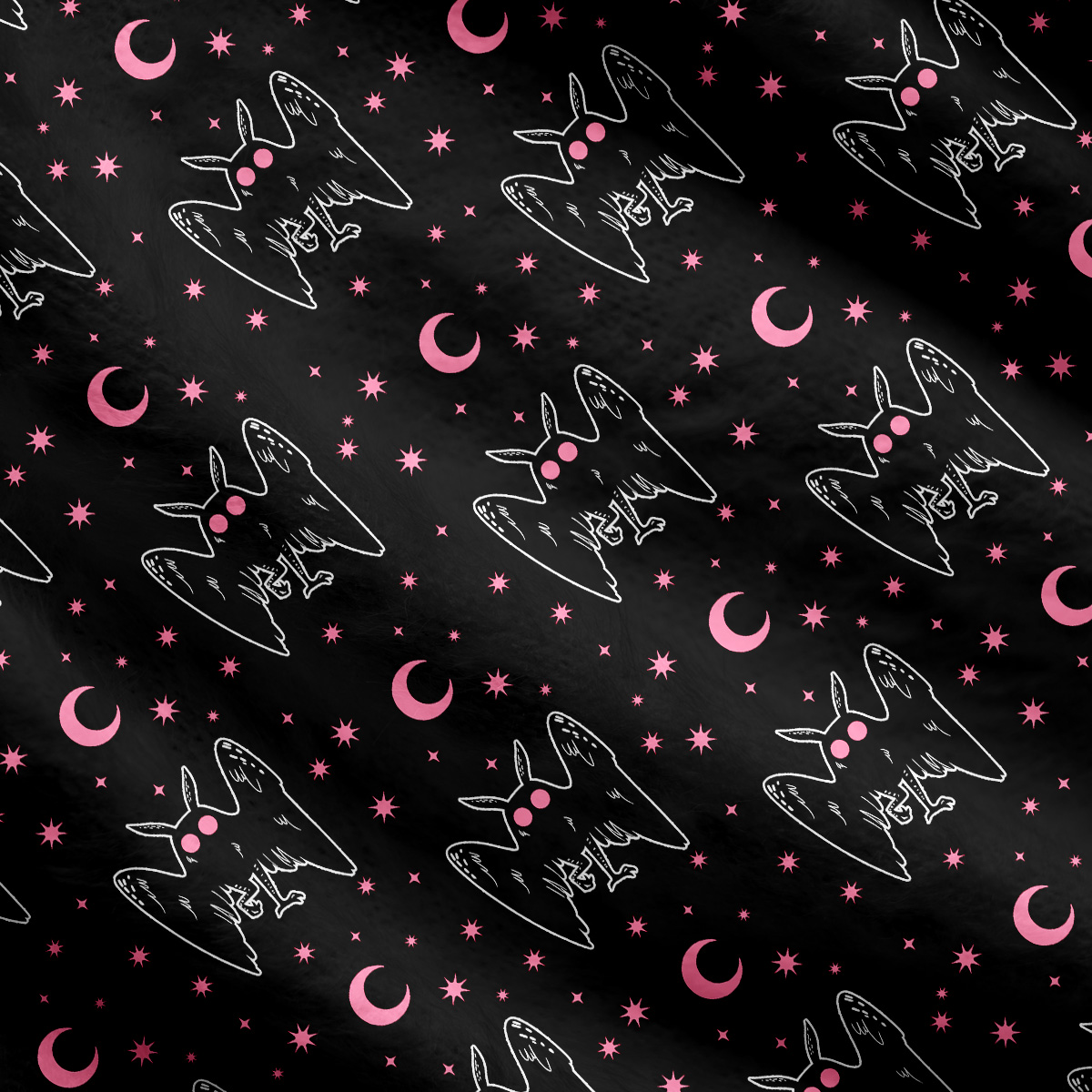 Purplehecate Witchy Mothman Night Cardigan Sweaters