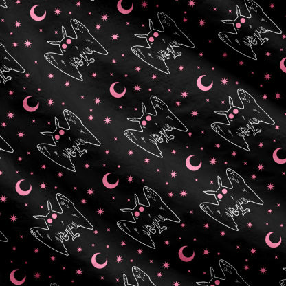 Purplehecate Witchy Mothman Night Cardigan Sweaters