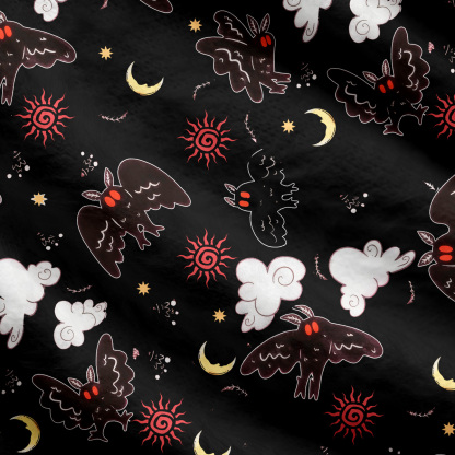 Purplehecate Cryptid Mothman Cardigan Sweaters