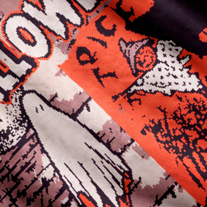 Purplehecate Pumpkin Orange Ghost Cardigan Sweaters