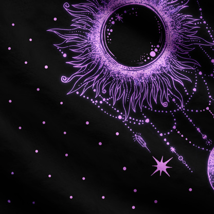Purplehecate Radiance Of Sun And Moon One Shoulder Sweaters