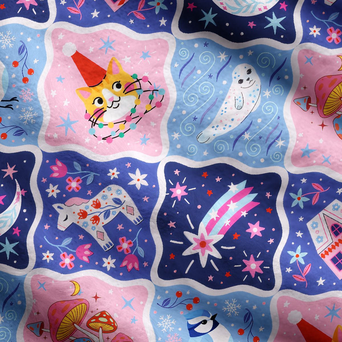 Purplehecate Dreamy Moonlight Fairy Tale One Shoulder Sweaters