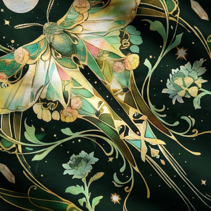 Purplehecate Moon Moth Rave One Shoulder Sweaters
