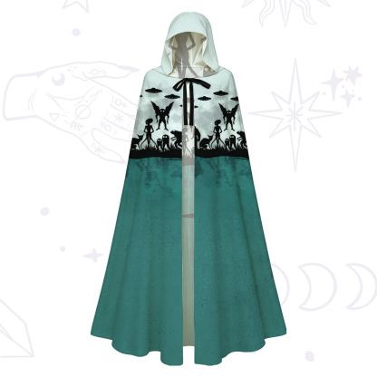 Purplehecate Alien Lake Monster Encounter Hooded Cloak