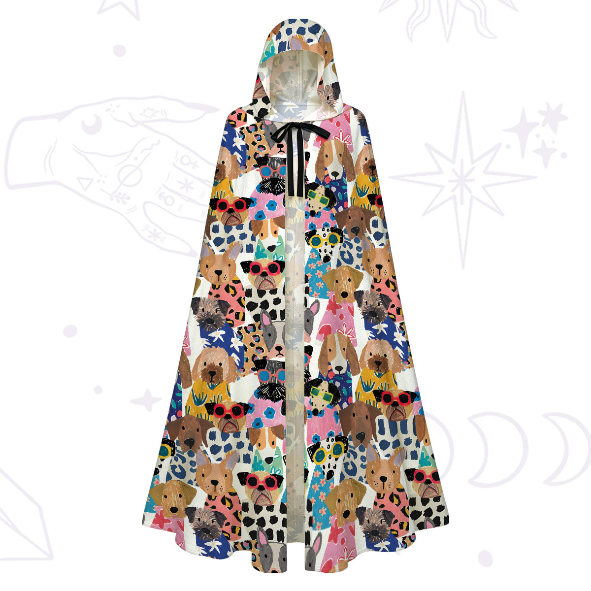 Purplehecate Puppy Parade Hooded Cloak