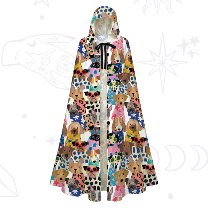 Purplehecate Puppy Parade Hooded Cloak