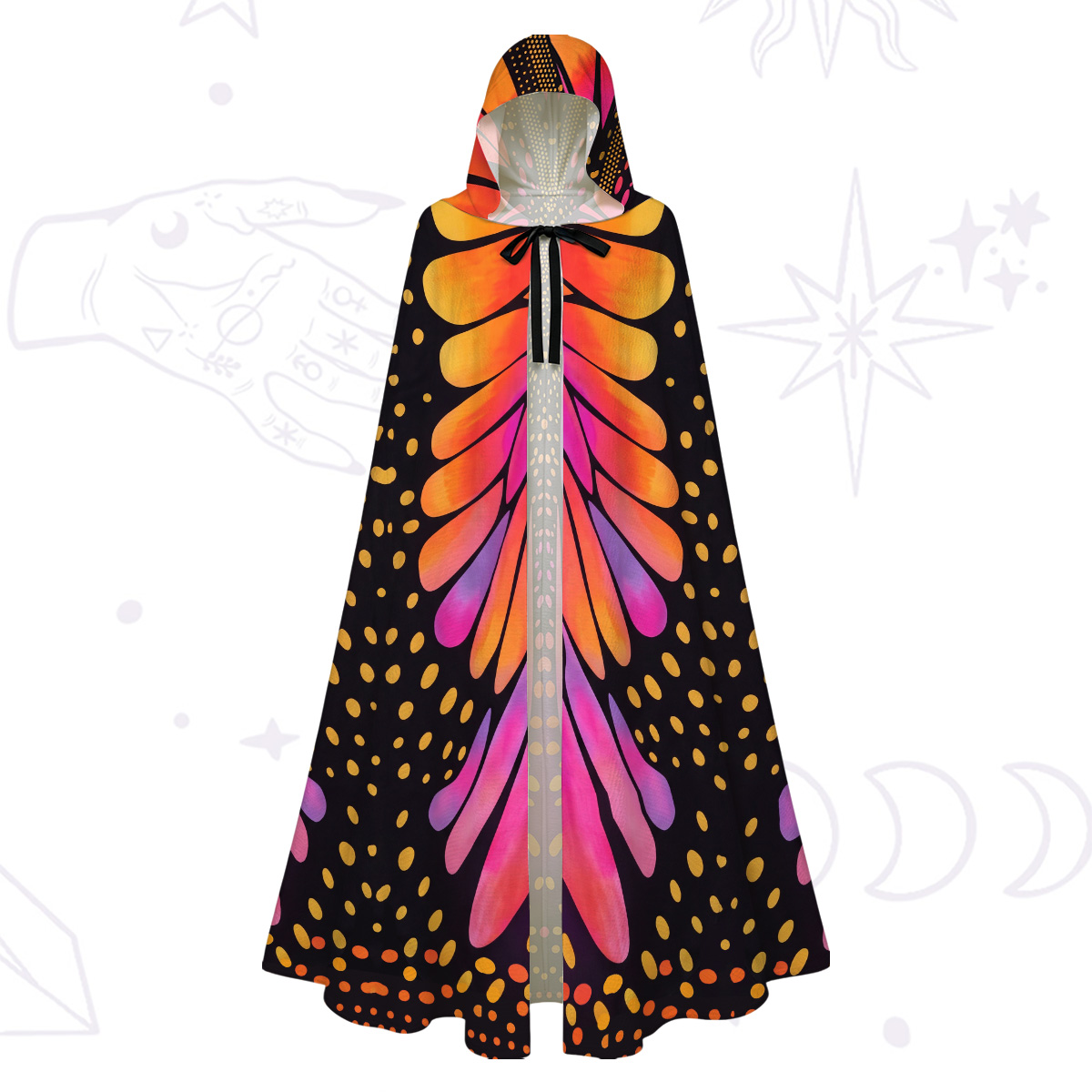 Purplehecate Butterfly Wings Hooded Cloak