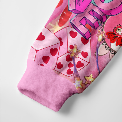 Purplehecate Pink Psychic Unicorn Cats Ugly Cardigan Sweaters