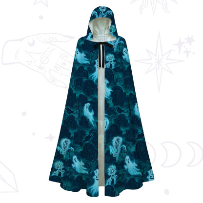 Purplehecate Haunted Graveyard Ghosts Hooded Cloak