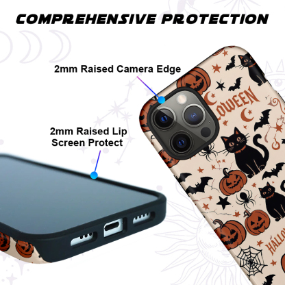 Purplehecate Halloween Ghost Black Cat Phone Case