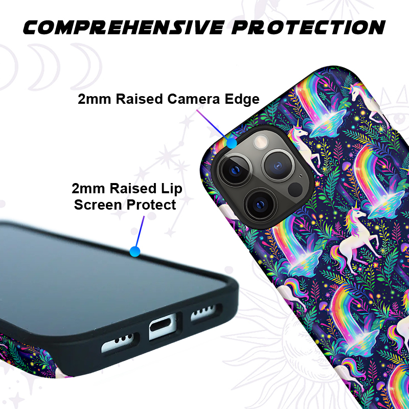 Purplehecate Rainbow Forest Unicorn Magic Phone Case