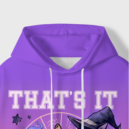Purplehecate That's It You're Going In The Soup All-Over Print Hoodie