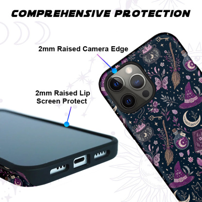 Purplehecate Witchcraft Spellbook Phone Case