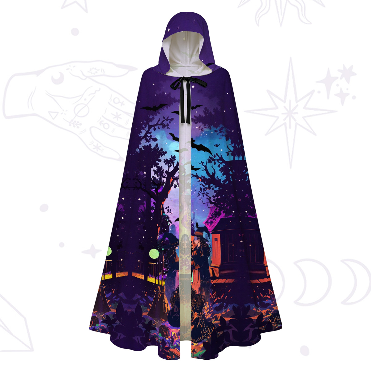 Purplehecate Twilight Coven Strappy Hooded Cloak