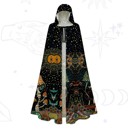 Purplehecate The Eyes of Nature Hooded Cloak