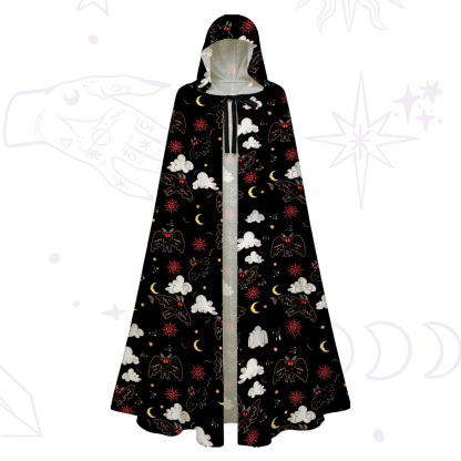 Purplehecate Cryptid Mothman Hooded Cloak
