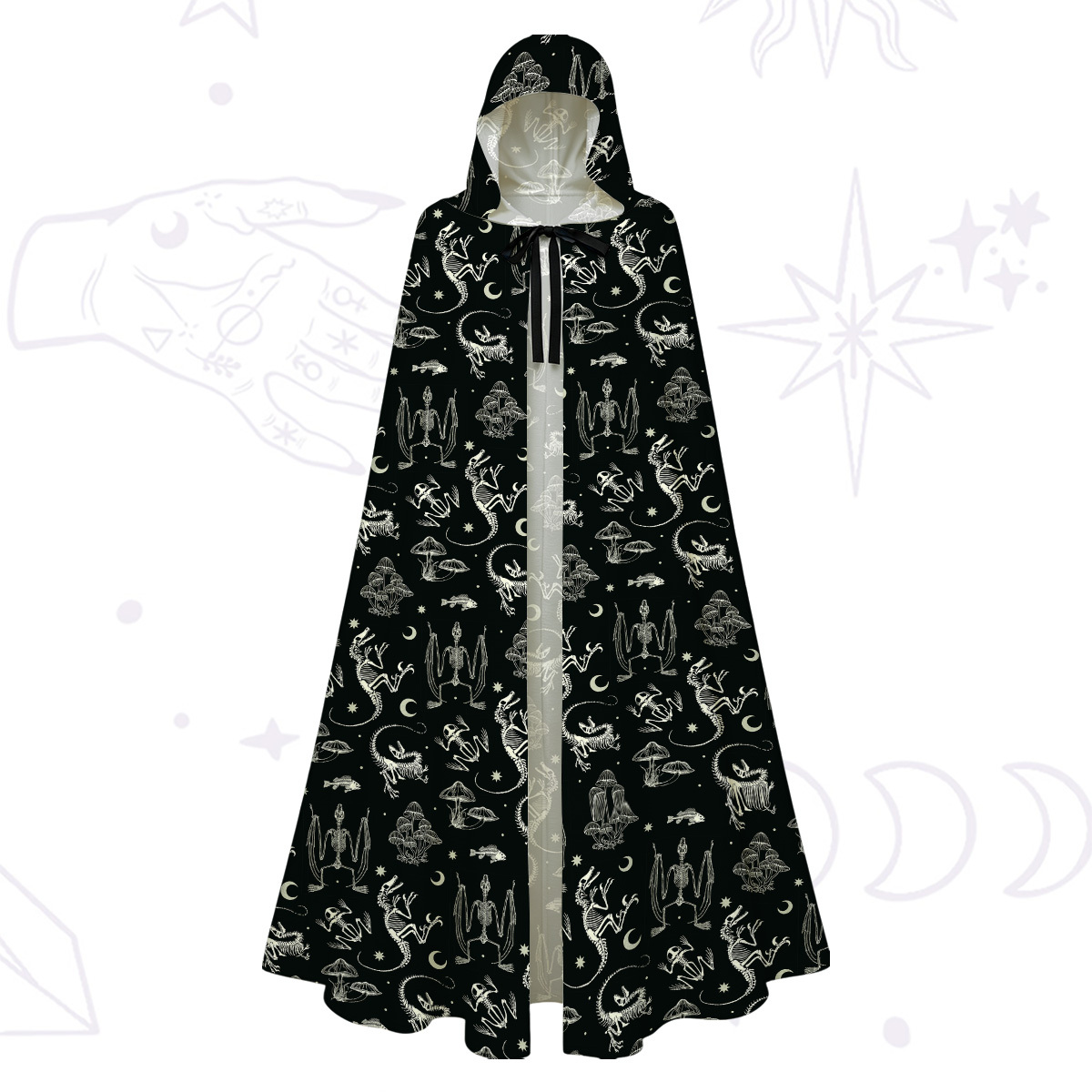 Purplehecate Prehistoric Fantasy Hooded Cloak