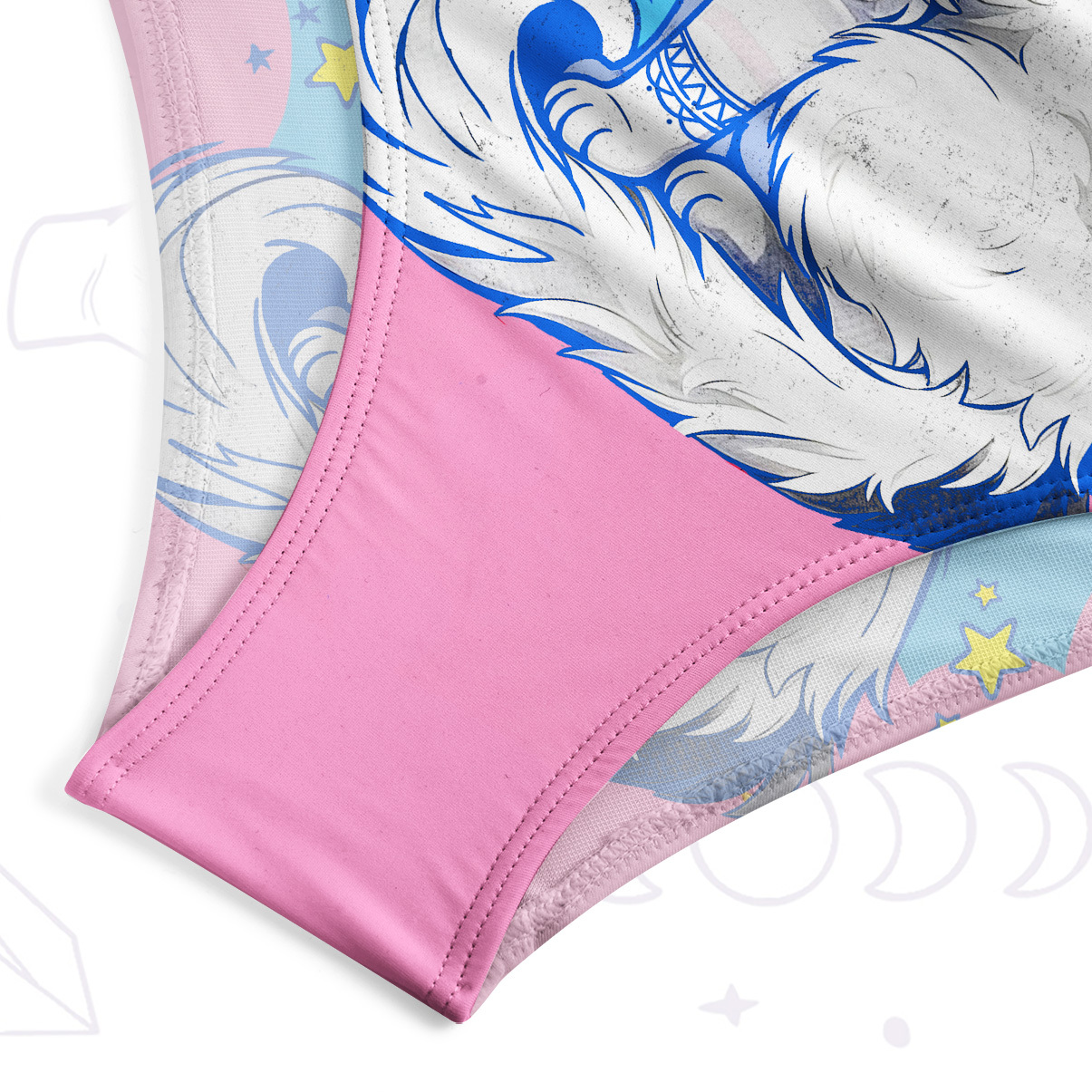 Purplehecate Fluffin Meowgical One-Piece Swimsuit