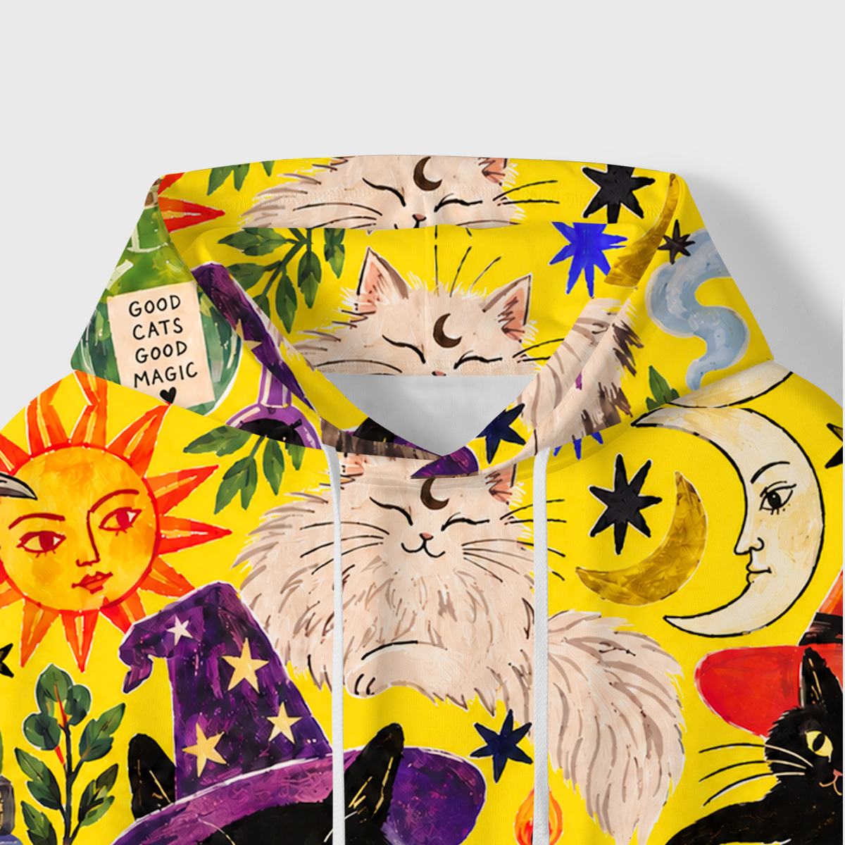 [Copy]Purplehecate Rainbow Magic Cats All-Over Print Hoodie