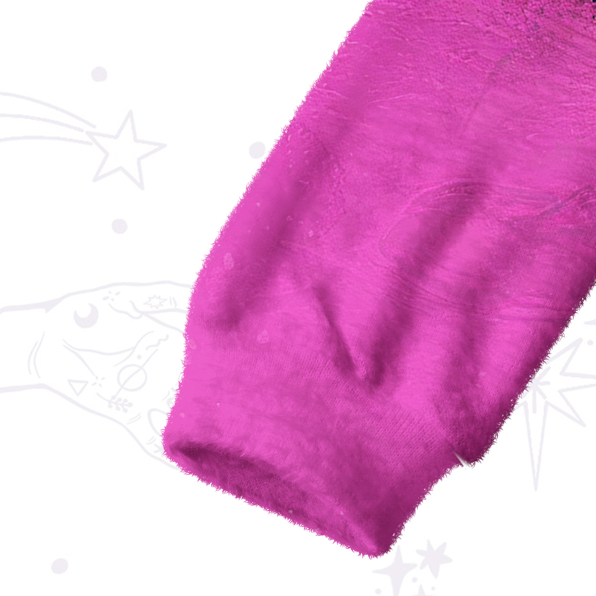 Purplehecate Alien Lake Monster Encounter Fuzzy Crewneck Sweater