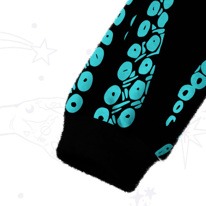 Purplehecate Tentacles of the Deep Fuzzy Crewneck Sweater