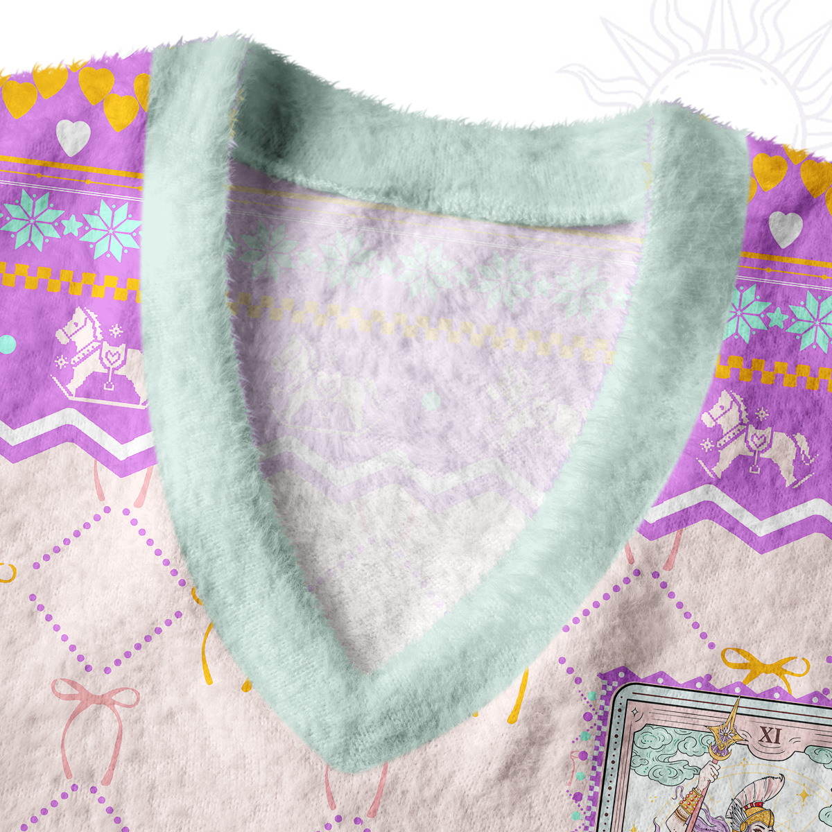 Purplehecate The Audacity Goddess Ugly Sweater Vest
