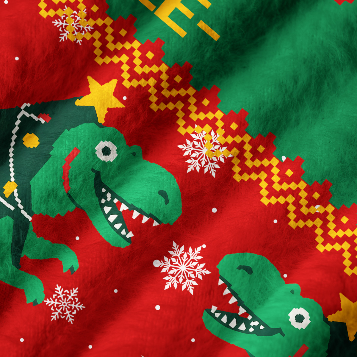 Purplehecate Look Tree I'm A T-Rex Ugly Sweater Vest